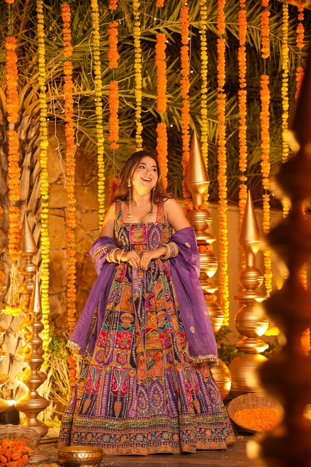 Beautiful Heavy Embroidered Anarkali Suit Set