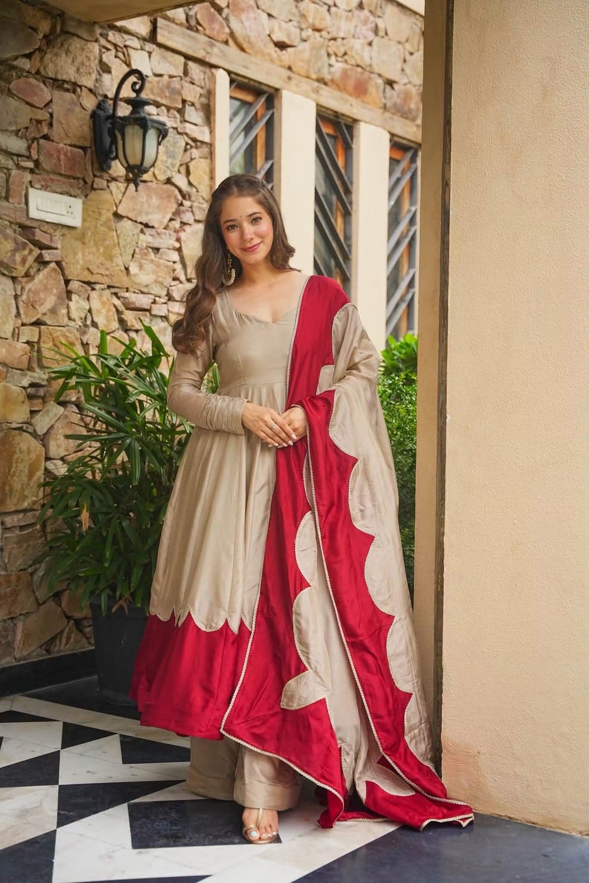Beautiful Bloom Heavy Anarkali Suit Set