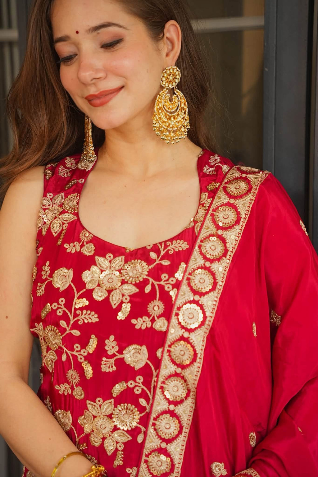 Beautiful Embroidered Sharara Suit Set