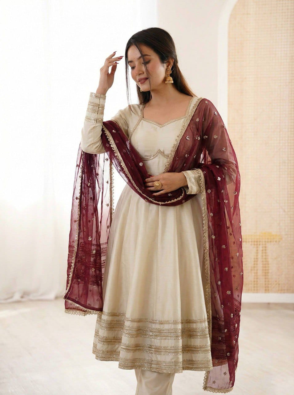 Meher Royal Mehfil Twirl Anarkali Set