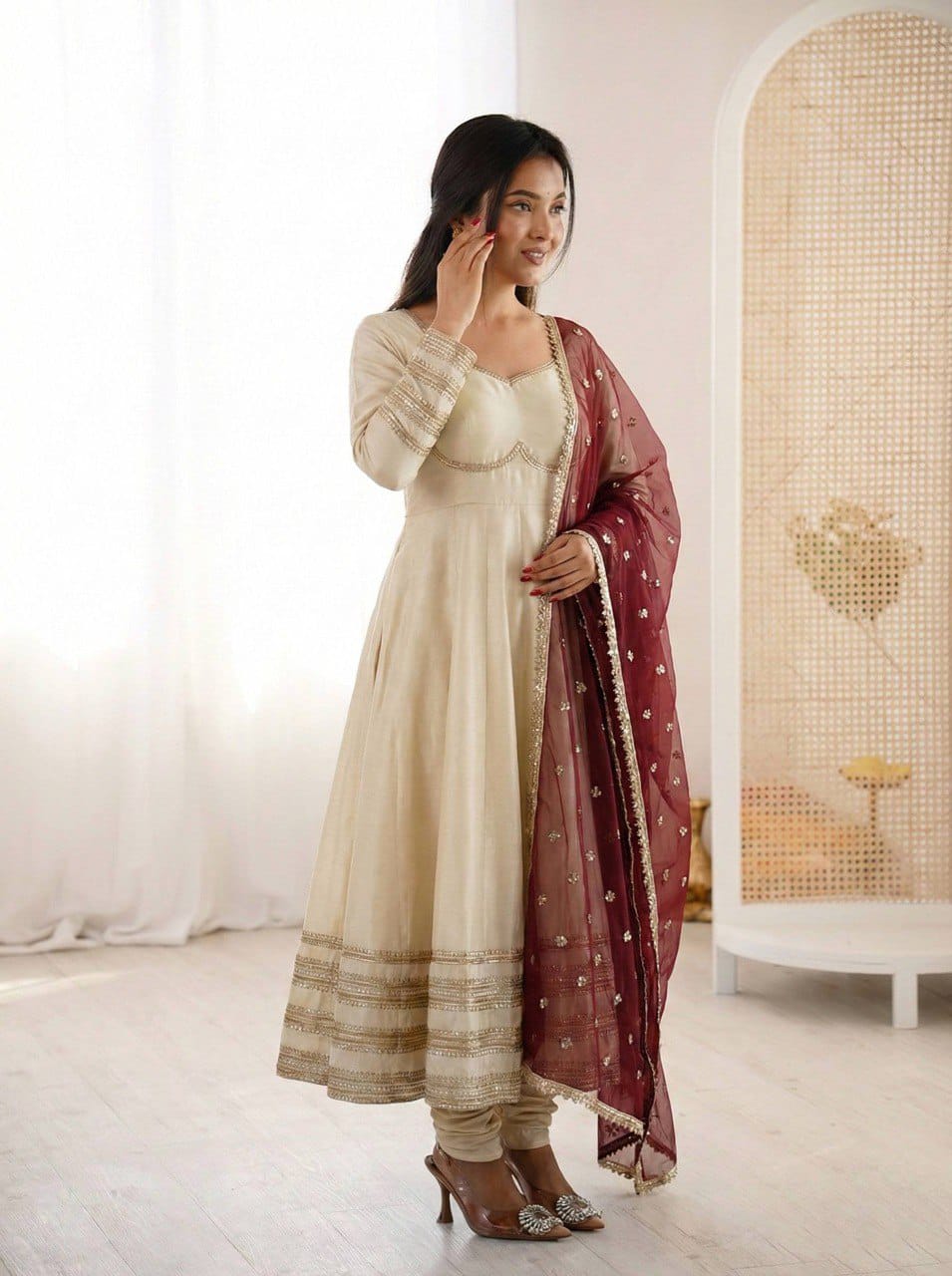 Meher Royal Mehfil Twirl Anarkali Set