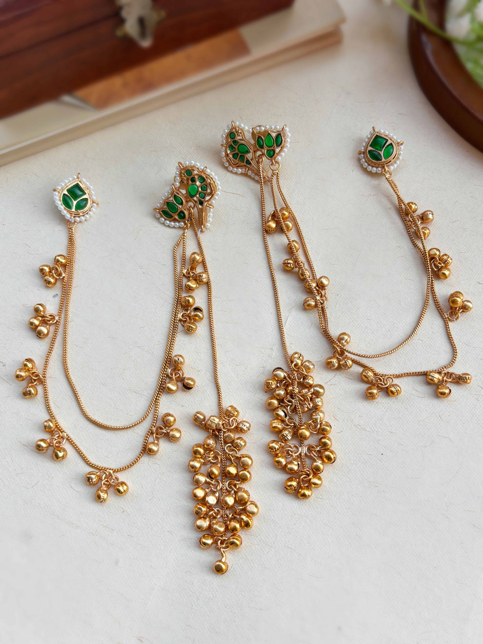 Trendy Kashmiri long Ghunghroo Earing