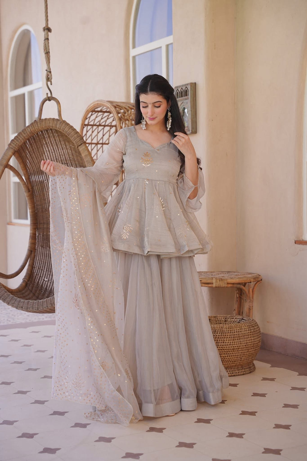 Beautiful Festive Sharara Suit Set