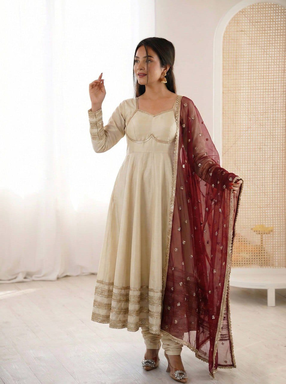 Meher Royal Mehfil Twirl Anarkali Set