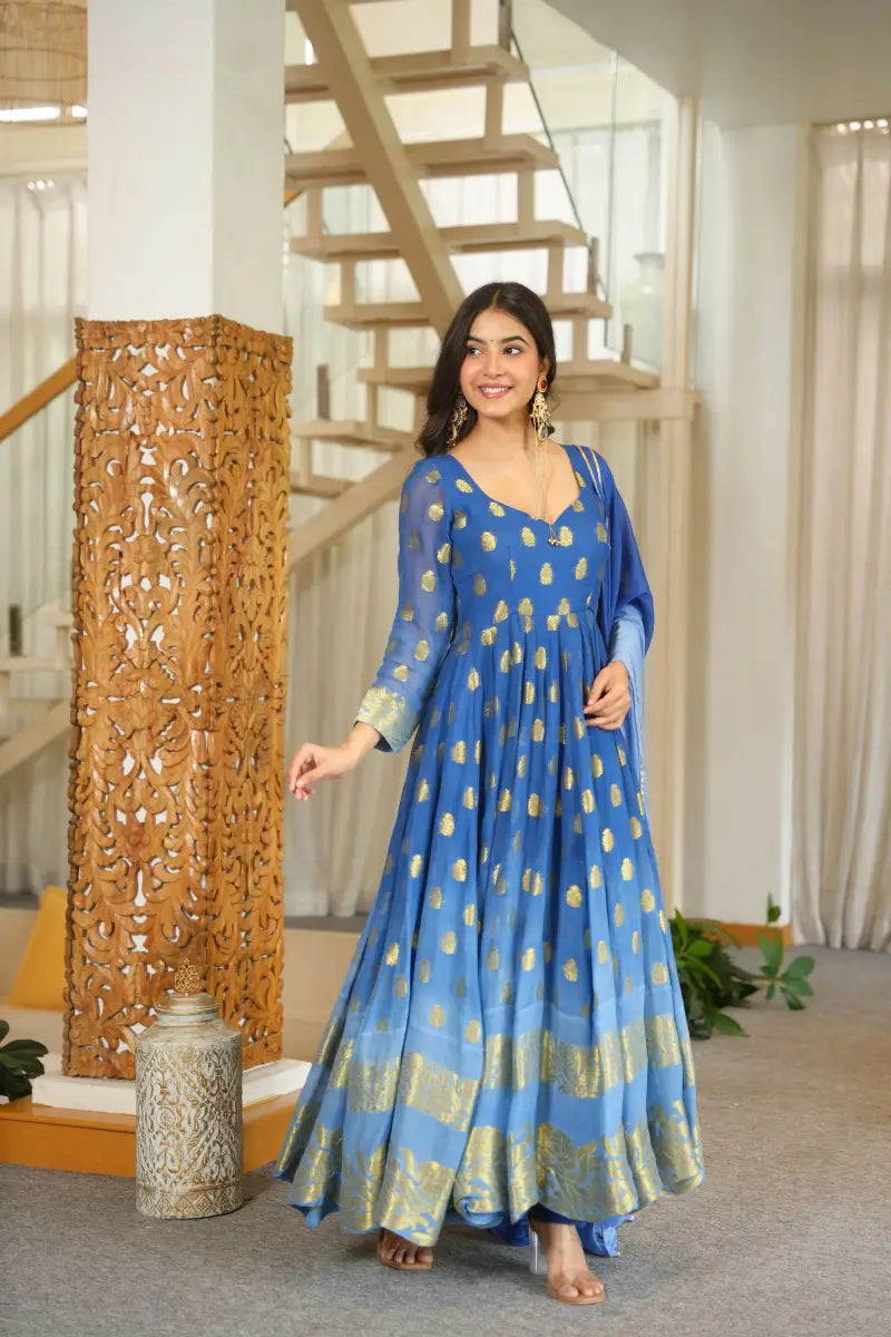 Beautiful Viscos Georgette Anarkali Suit set