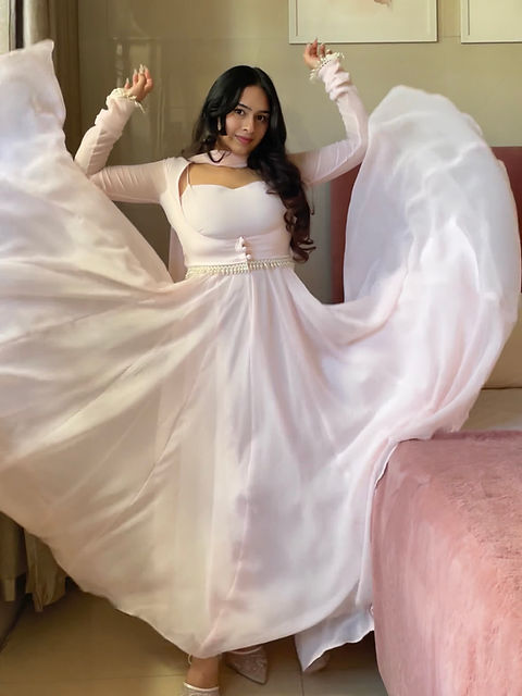 Beautiful Fairytale Anarkali Suit With Jacket and Duptta