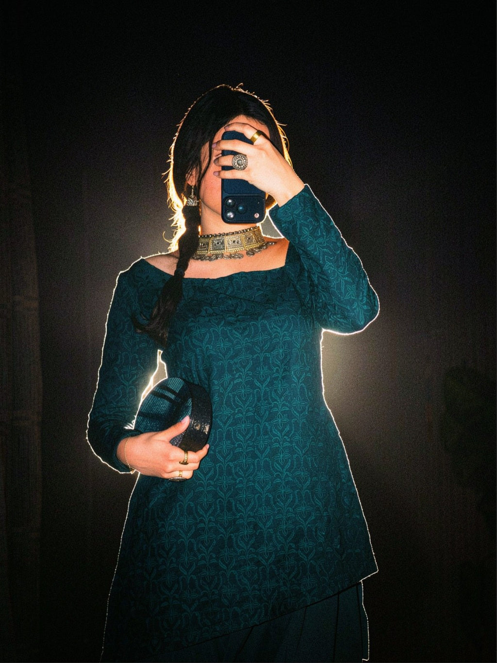 Beautiful Embroidered Lawn Kurta Salwar Set