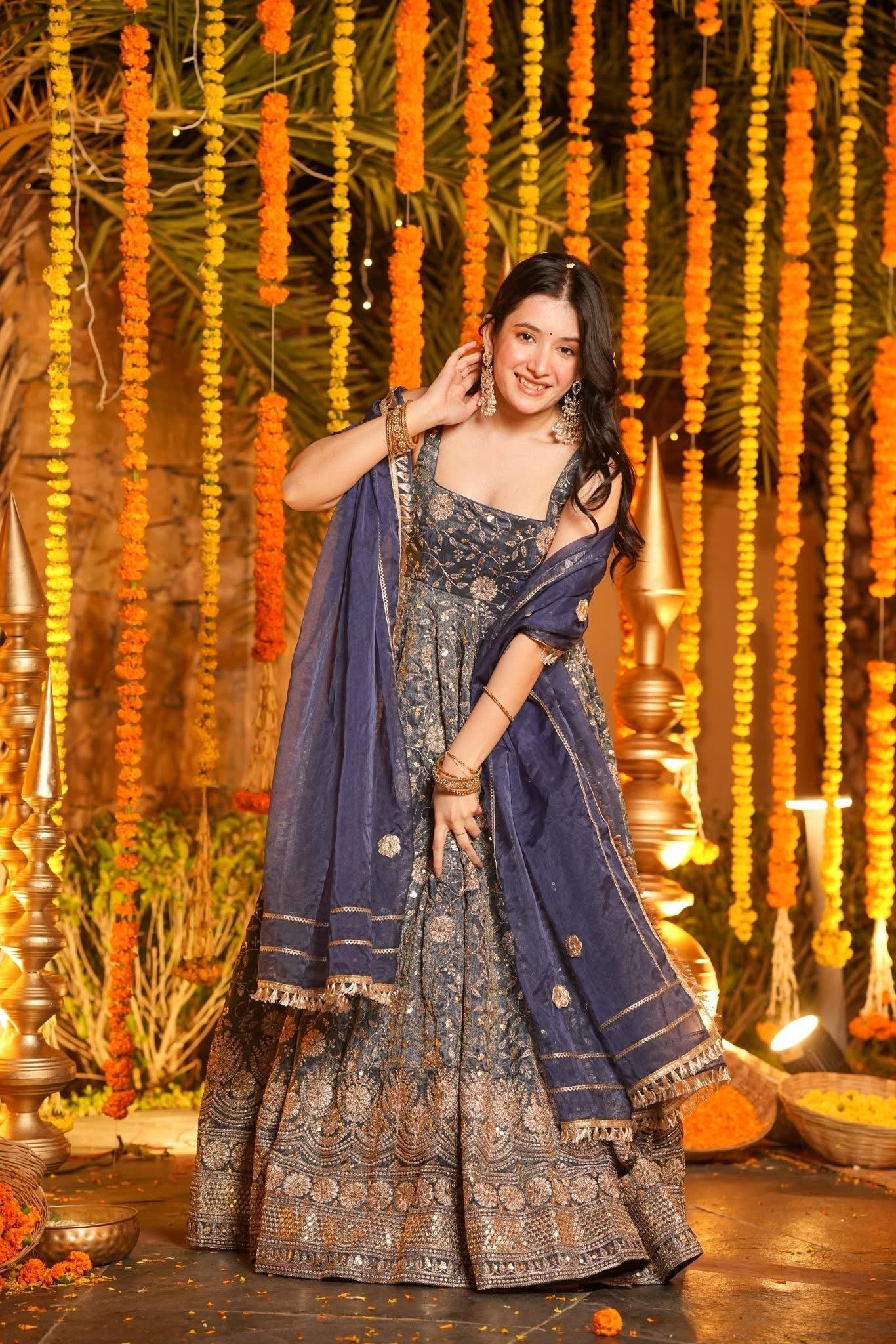 Beautiful Heavy Anarkali Suit Set ❤️