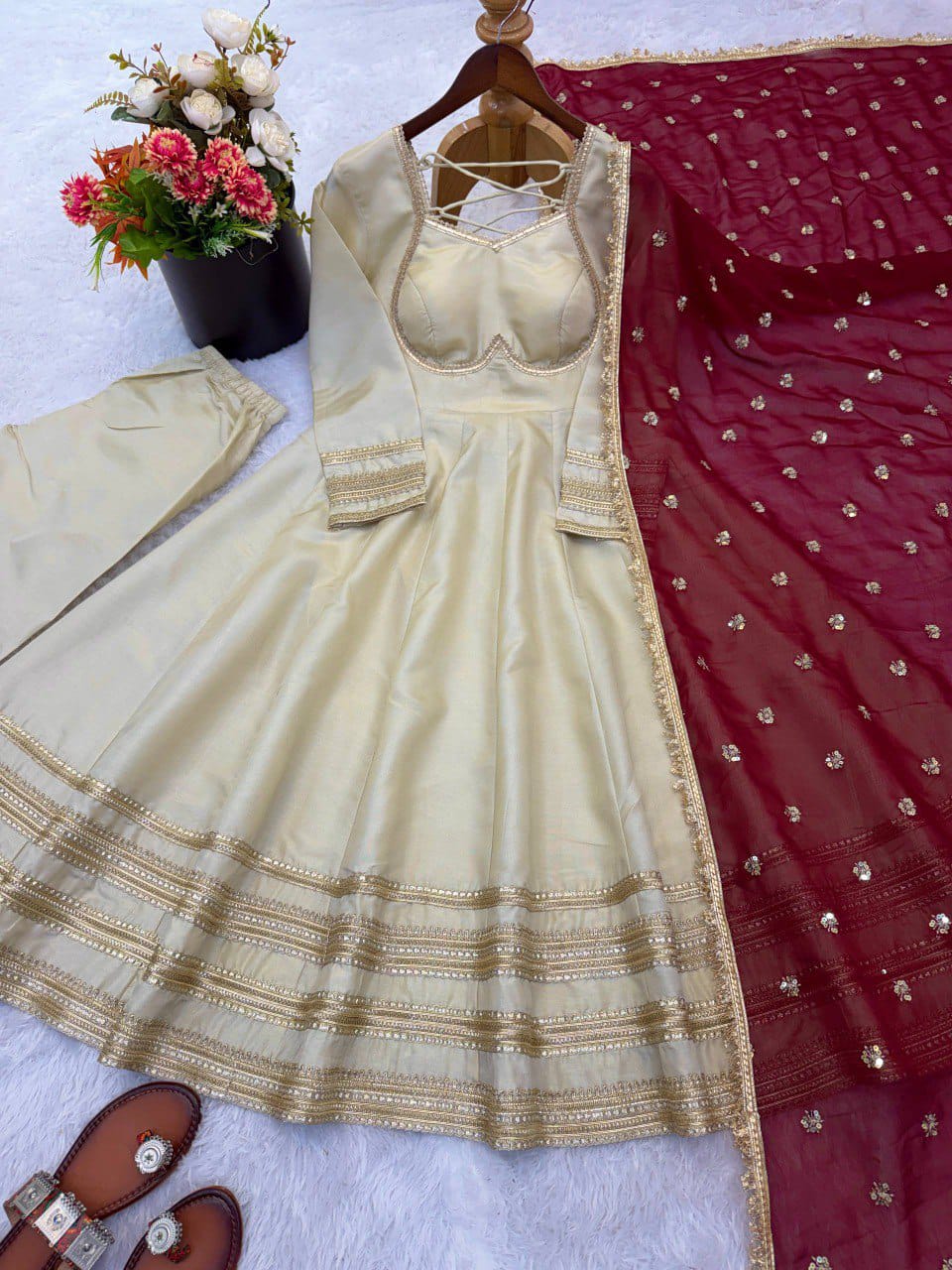 Meher Royal Mehfil Twirl Anarkali Set