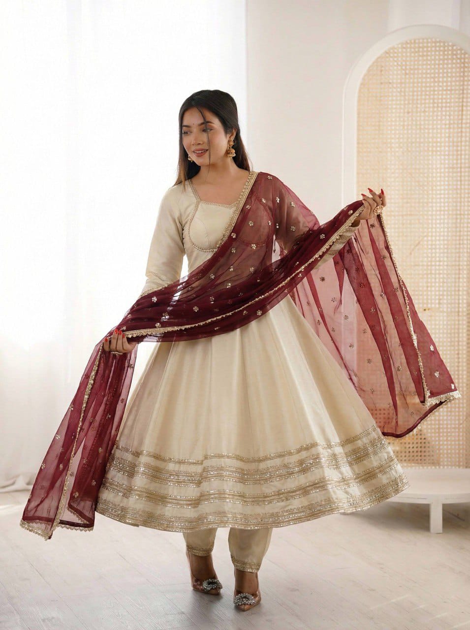 Meher Royal Mehfil Twirl Anarkali Set
