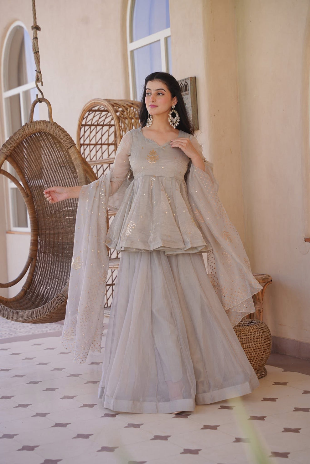 Beautiful Festive Sharara Suit Set