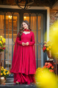 Traditional Embroidered Georgette Suit Set