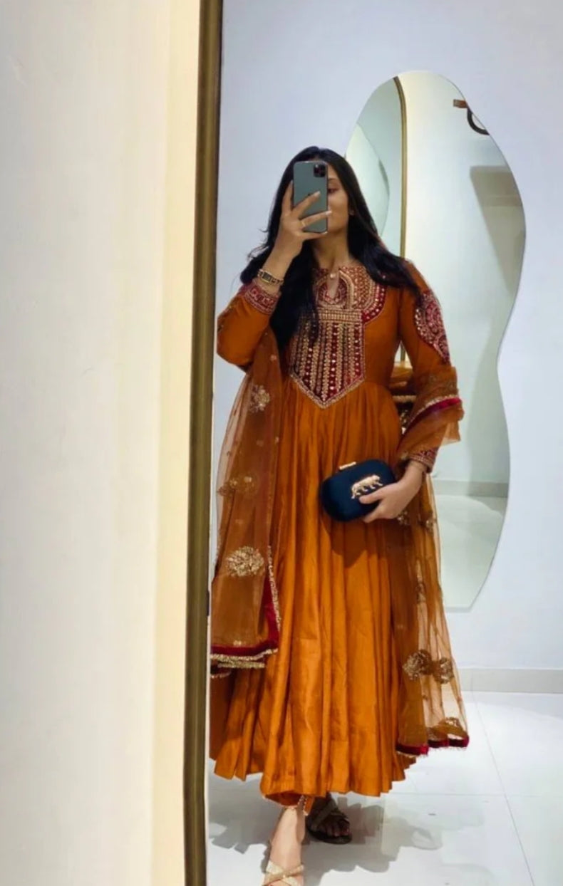 Beautiful Festive Anarkali Suit Set