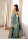Beautiful Sleeveless Top Sharara Set