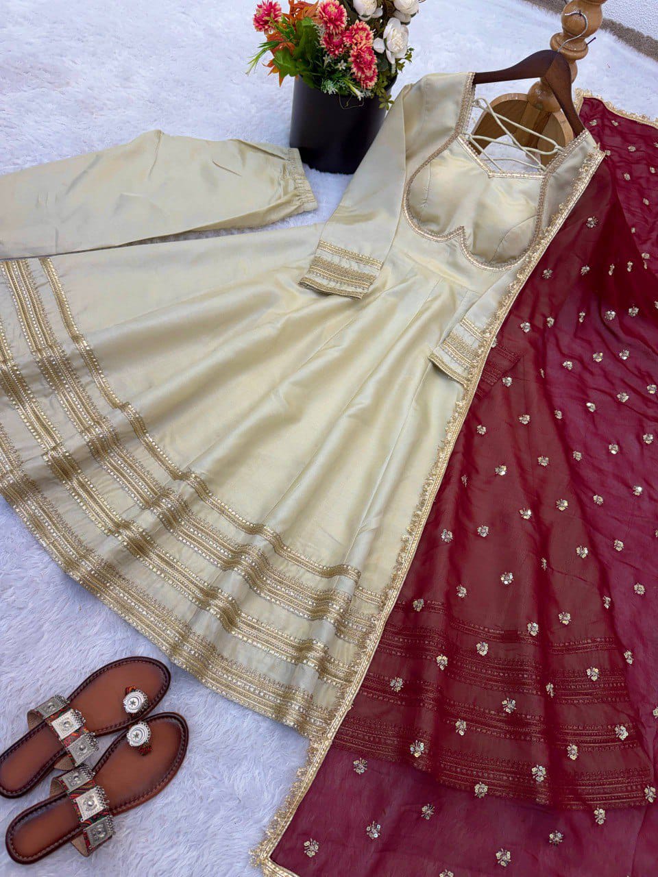 Meher Royal Mehfil Twirl Anarkali Set