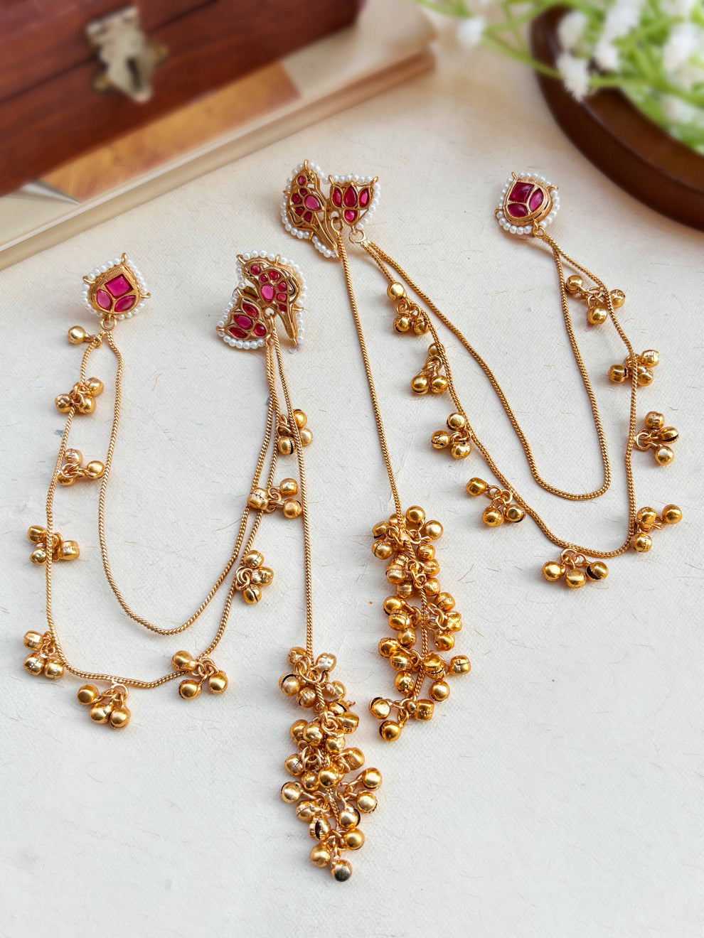 Trendy Kashmiri long Ghunghroo Earing