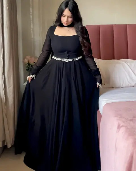 Beautiful Fairytale Anarkali Suit With Jacket and Duptta