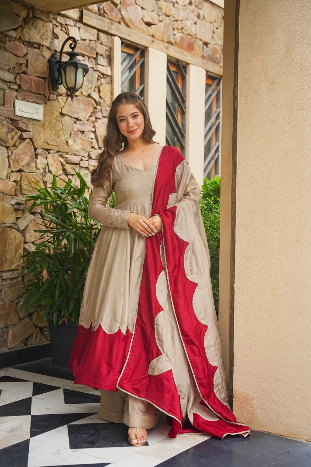 Evara Bloom Heavy Anarkali Suit Set