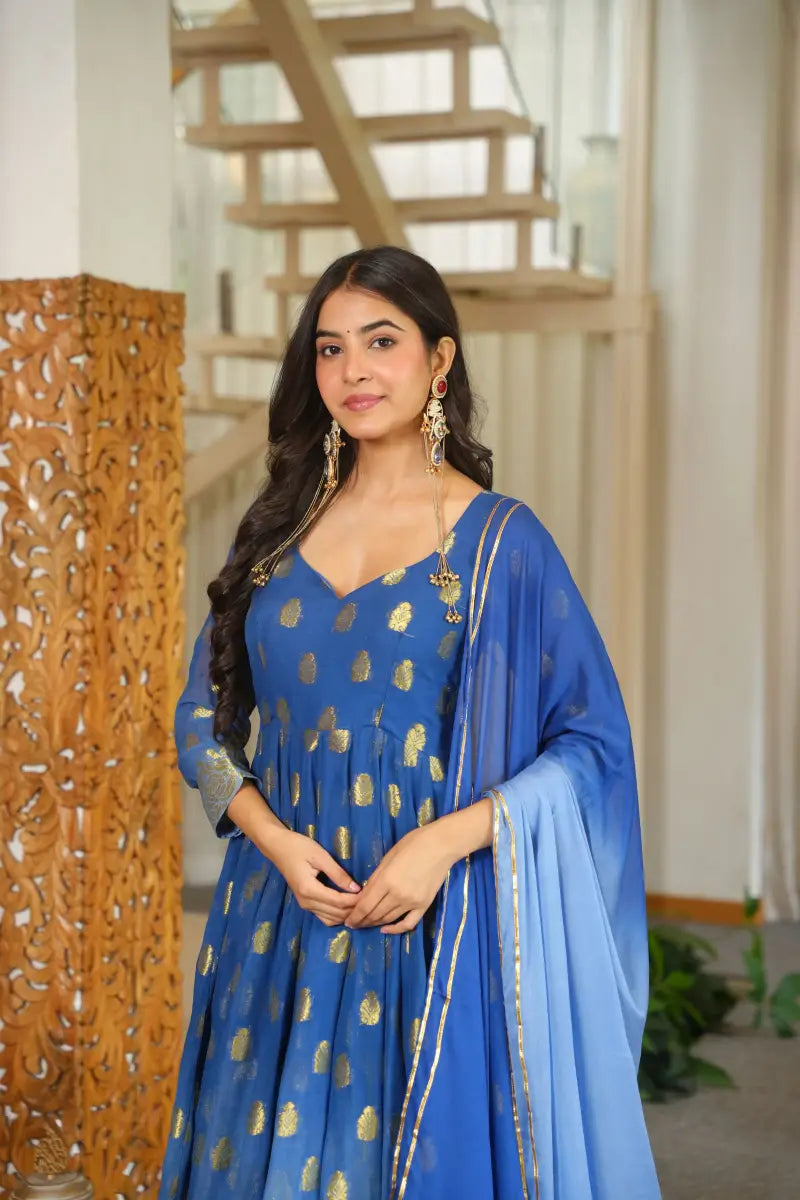 Beautiful Viscos Georgette Anarkali Suit set