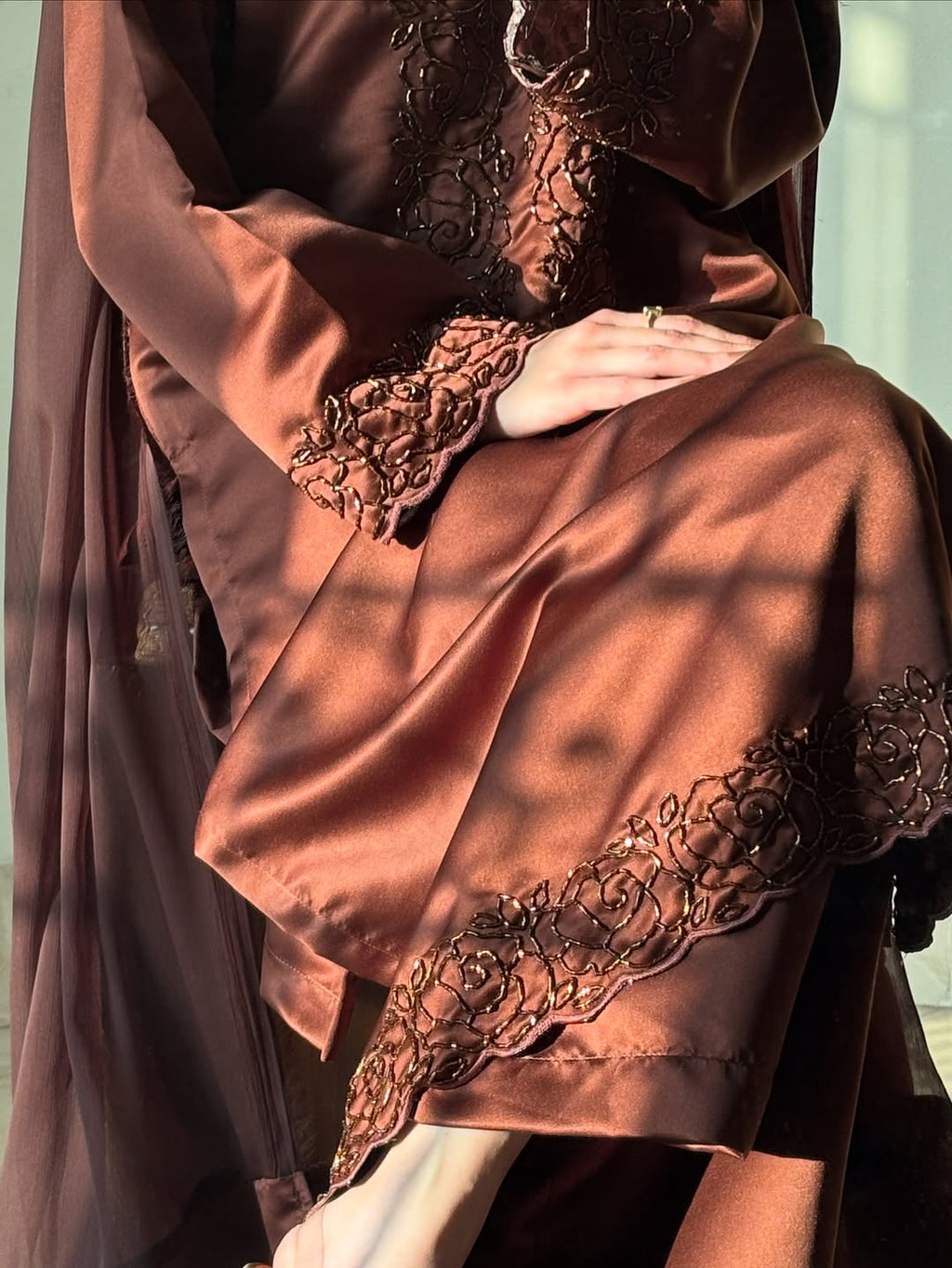 Premium Embellished Straight Pakistani Suit Set